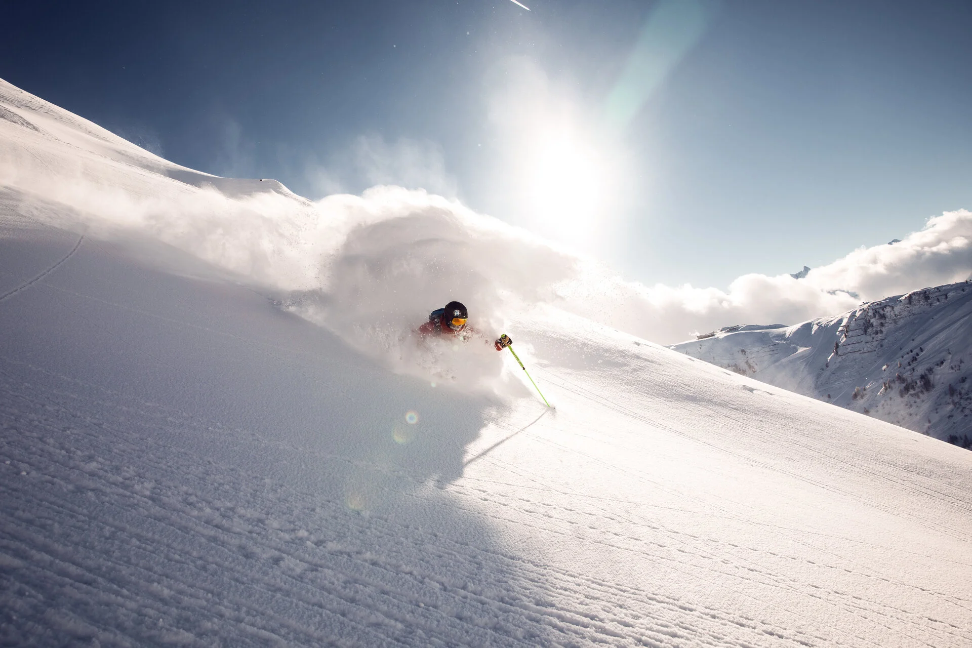 Tiefschneefahren im Zillertal