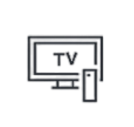 TV with remote control