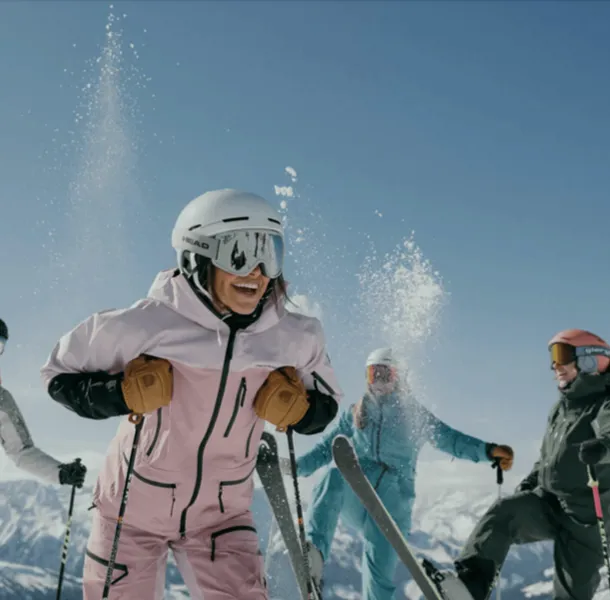 Skiing in the Zillertal
